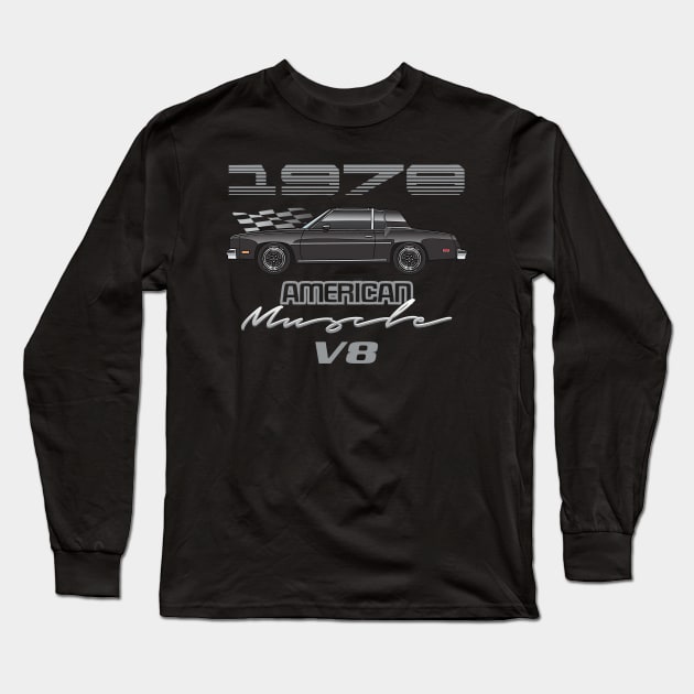 Black 1978 Long Sleeve T-Shirt by JRCustoms44